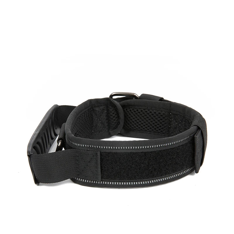 Tactical Dog Training Collar With Handle Reflective Collar Leash No Pull Lead Collars For Small Big Dogs Walking Pet Accessories