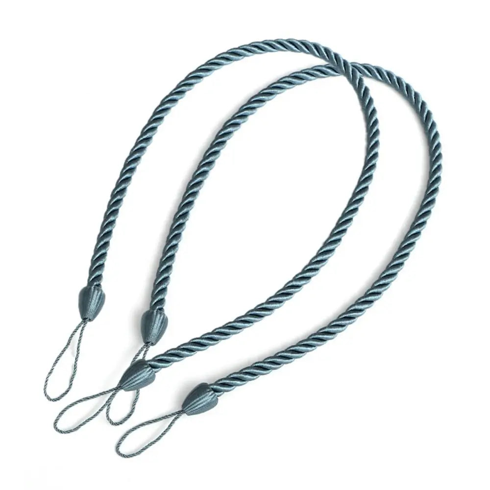 2Pcs Handmad Curtain Woven Tiebacks Ins Style Light Luxury Curtains Binding Rope Easy to Use Curtains Tied Strap