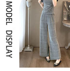 Fashion suit women's summer new style high-end feeling new Chinese style short sleeved top+casual wide leg pants two-piece set