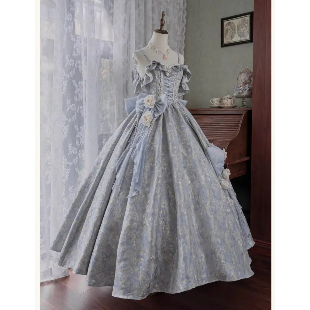 Japan Pink Lolita Wedding Floor-Length Dress Gorgeous Adult Formal Dress Heavy Industry 2024 New
