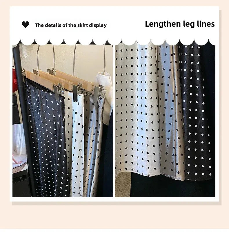 Spring 2025 High-Waisted Hoop Skirt Women's Vinegar Slimfish Tail Skirt A- Line Flared Hip Covering Long Dress