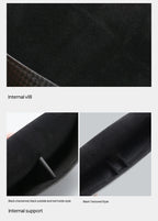 New Sunglasses Cases Large Black New Red Lined Leather Business Litchi Pattern Sunglasses Glasses Case  Eyewear Accessories