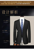 S-8XL New  (Blazer+ Pants) Men's Fashion Business Gentleman Trend Slim-fit Casual Wedding Travel Plus-size Solid Color Suit