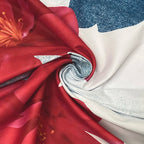Krisstargirl Women Flower Printed Loose Trousers 2025 Spring Summer Trendy High Waist Not Denim Long Pants Bottoms for Woman