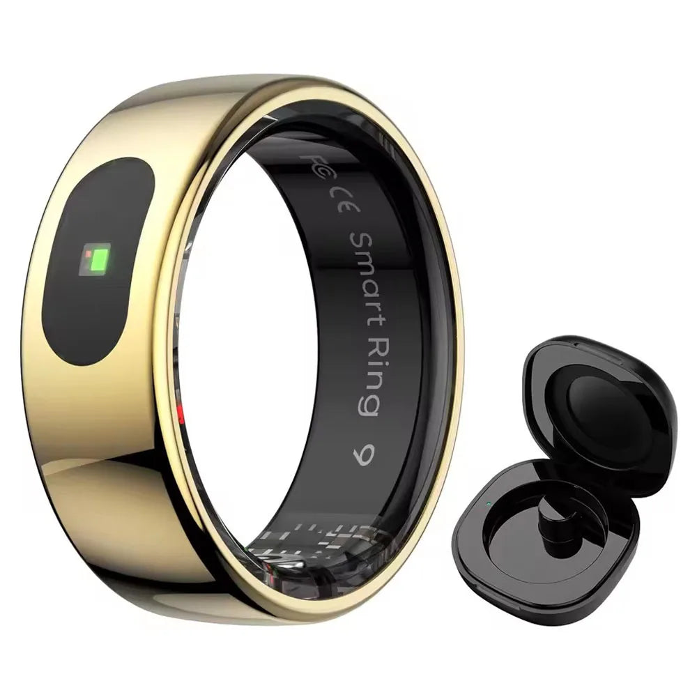 For Xiaomi Smart Ring Bluetooth Health Monitor Heart Rate Blood Oxygen Sleep Temperature Gesture Control Waterproof Sport Rings