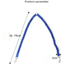 Double Dog Leash 360 Swivel No Tangle Walking Leash Shock Absorbing Bungee for Two Dogs Retractable Elastic Luminous Dog Leash