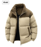 High Quality Thickened Cotton Jacket for Men Winter Windproof Warm Hooded Coat Couple Casual Wear Chinese Brand Outerwear