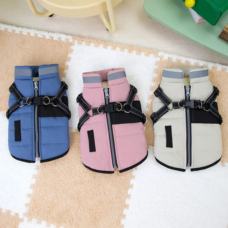 Winter Warm Pet Dog Clothes Reflective Puppy Jacket Thickened Pet Clothes for Small Medium Dogs Chihuahua Yorkie Clothing
