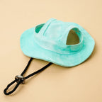 Dog Hat Cat Sunscreen Hats Cute Cap Outdoor Sports Hat with Ear Holes Adjustable for Small and Medium Dog Large Dogs Clothing
