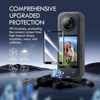 Protective Case for Insta360 X5 Lens Cap Silicone Cover Screen Protector Anti-scratch Protection for Insta 360 X5 Accessories