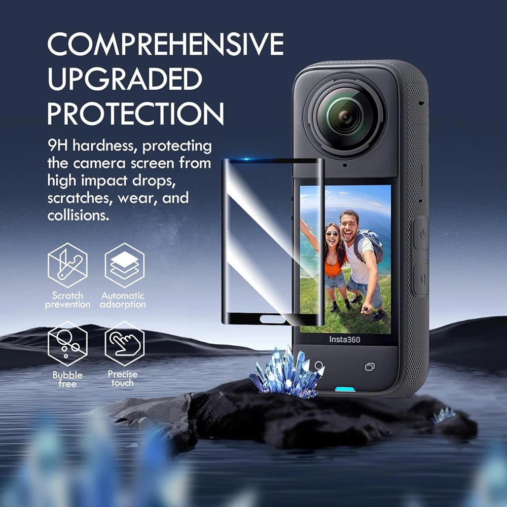 Protective Case for Insta360 X5 Lens Cap Silicone Cover Screen Protector Anti-scratch Protection for Insta 360 X5 Accessories