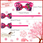 10pc Dog Bow Tie Valentine's Day Dog Grooming Accesories Pink Love Pets Dogs Bowties Neckties Spring  Samll Dog Accessories