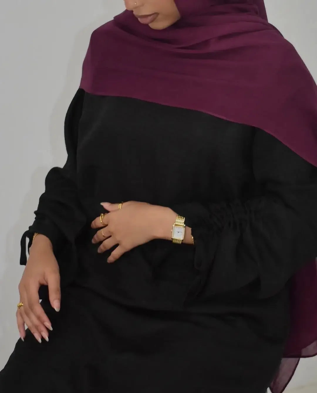 Eid Women Modest Dress Abaya String Sleeve Muslim Caftan Robe Morocco Dubai Kaftan Islam 2025 Vestidos Largos Jalabiya Ramadan