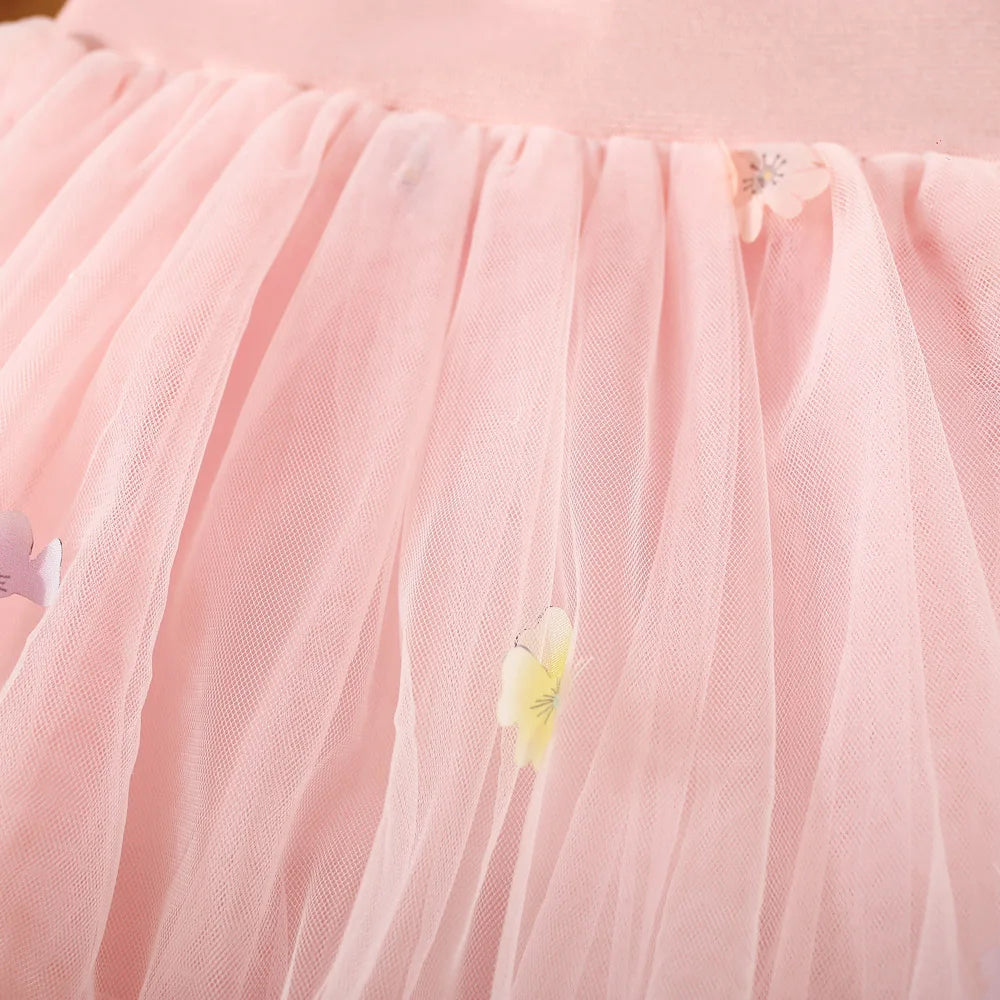 Summer Baby Girl Flower Embroidered Bow Half Skirt Girl Sweet Fashion Short Skirt