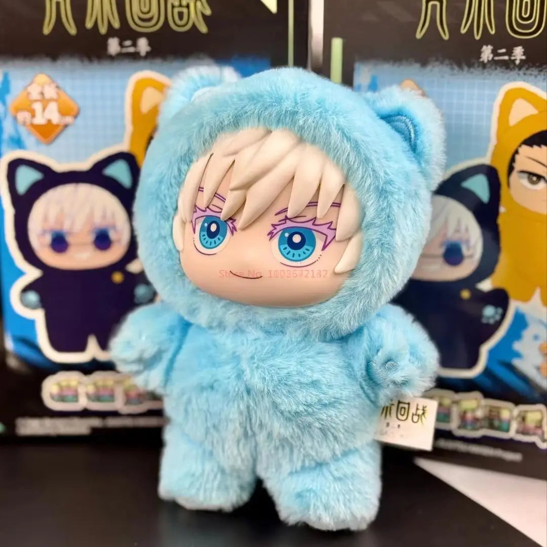 Eaki Genuine Jujutsu Kaisen Season 2 Gojo Satoru Cat Park Party Blind Box Doll Pendant Collectible Toy Model Gift in Stock