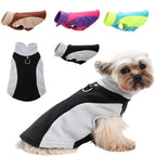 Winter Warm Dog Clothes Pet Jacket Vest with D-Ring For Small Dogs Cats Soft Fleece Clothing French Costumes Chihuahua Outfits