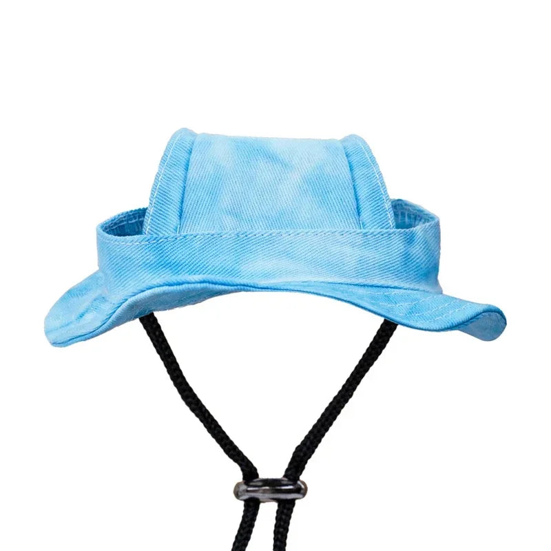 Dog Hat Cat Sunscreen Hats Cute Cap Outdoor Sports Hat with Ear Holes Adjustable for Small and Medium Dog Large Dogs Clothing