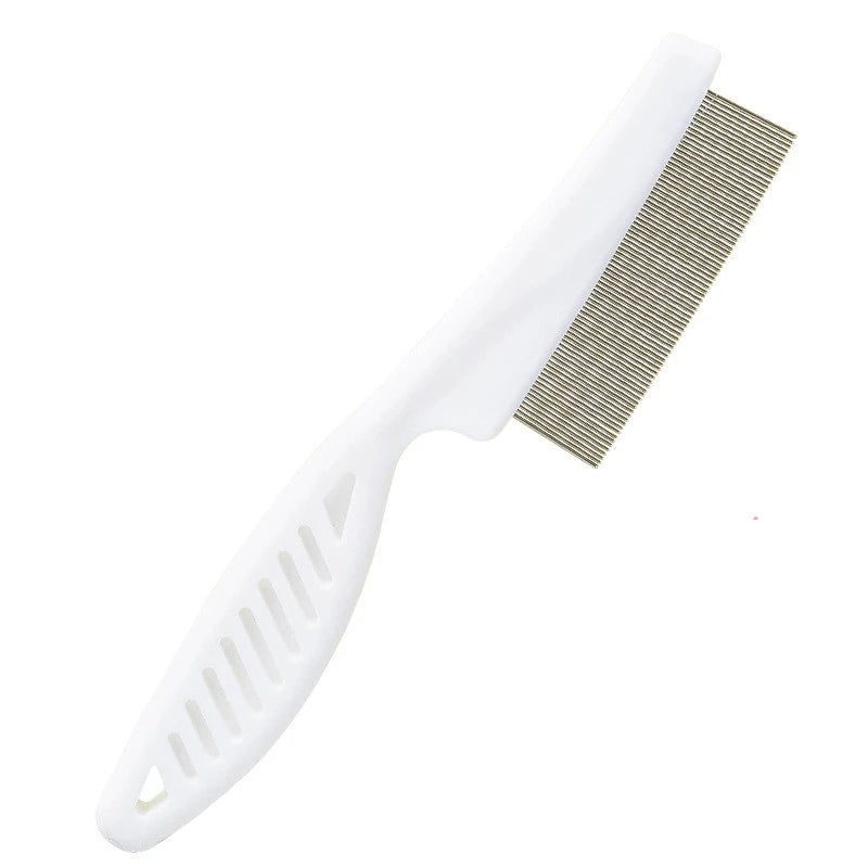 Stainless Steel Flea Comb Pro - Efficient Flea and Tick Remover, Gentle Pet Grooming Tool, Professional-Grade Comb for Dogs, Cat