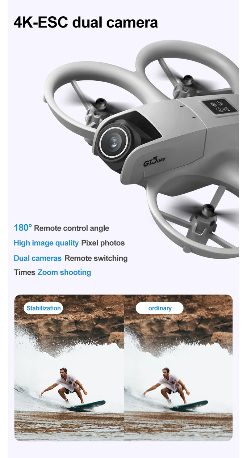 Xiaomi GT3 Drone with VR Glasses 8K HD Dual Camera GPS 5G Professional Aerial Photography Remote Control Aircraft Quadcopter UAV