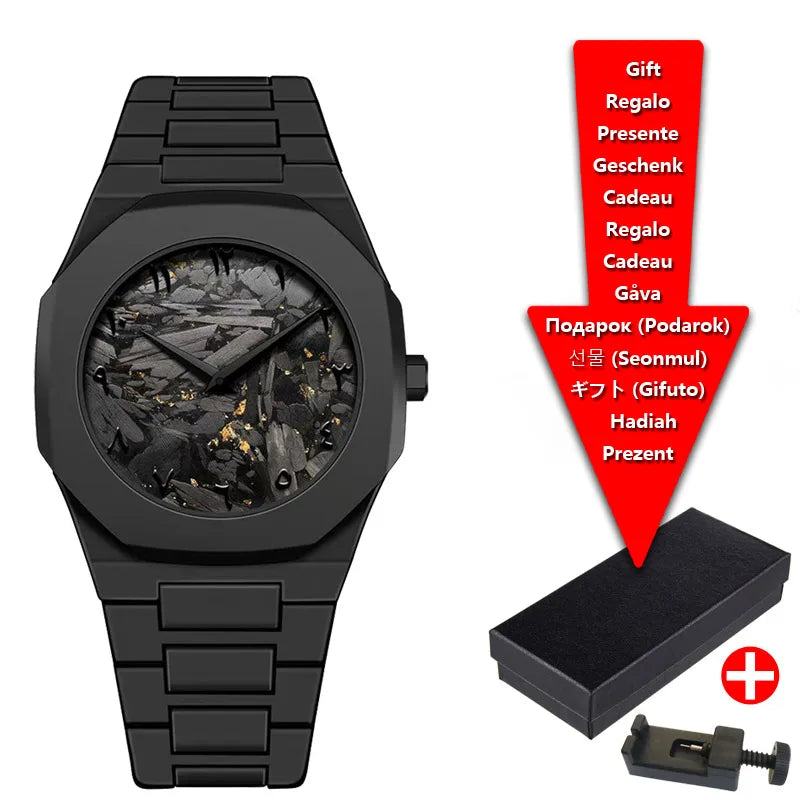 Creative Black and White Sketching Fashion Brand Men's Quartz Watch Casual Plastic Strap Waterproof Calendar Women's Watch