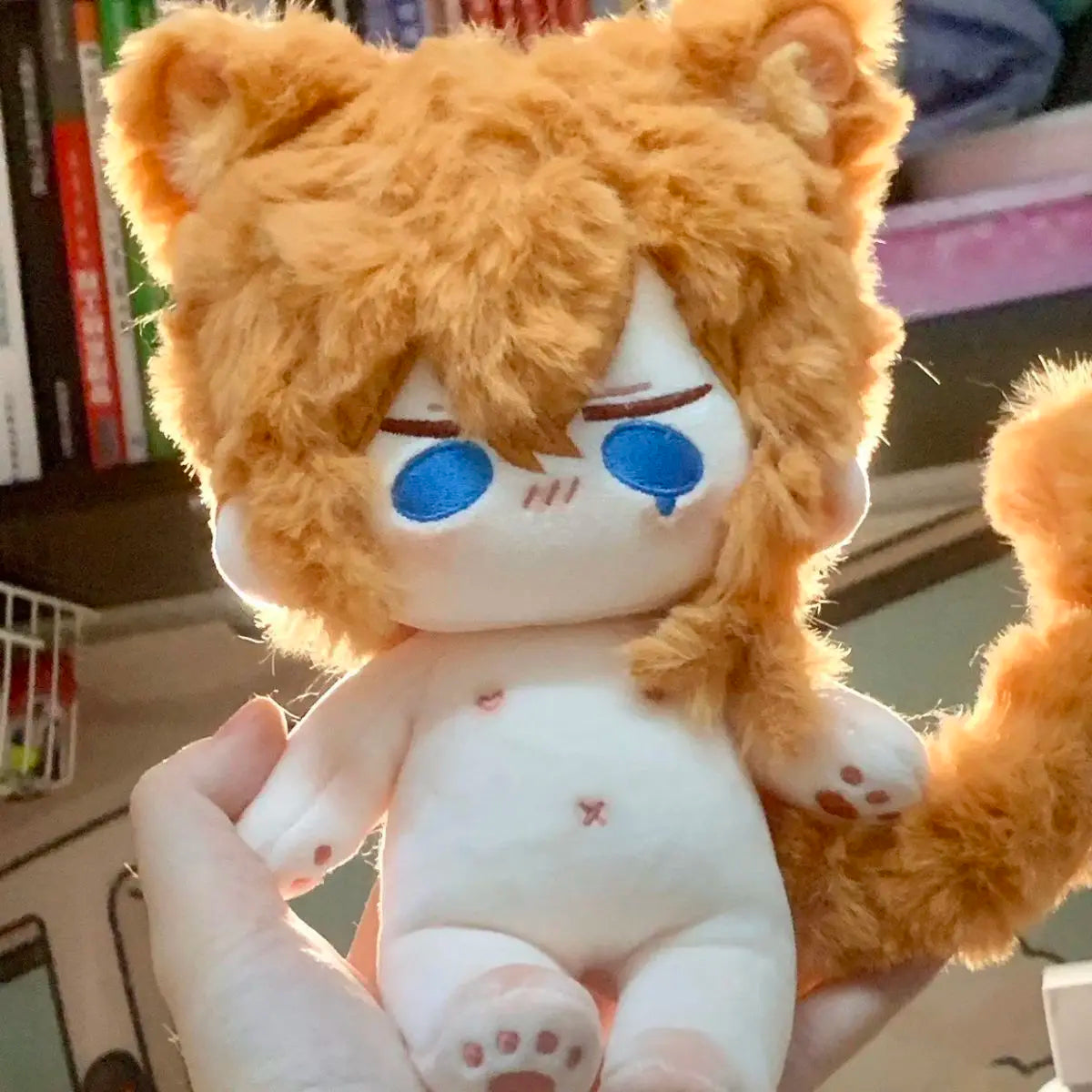 Chuuya Nakahara 20cm Stuffed Plush Doll Toy Bungou Stray Dogs Cute Cotton Doll Children's Fans Adults Cartoon Birthday Gift Toys