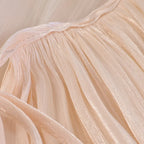 Pleated Mini Dress Women New Fashion Puff Sleeve Elegant V-neck High Waist Evening Party Dresses Lady Holiday Beach Vestidos