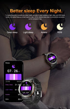 NEW For XIAOMI Outdoor Sports Smart Watch Men GPS Trackr Health Monitor BT Call NFC UV infrared Laser 5ATM Waterproof Smartwatch