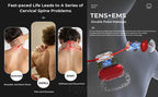 Smart Neck Massager with Heating Portable Cervical Spine Shoulder Pain Relief Hot Compress Therapy Muscle Relax Neck Protector
