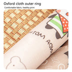 Summer Cat Nest Pet Cooling Mat Dog Cooling Sofa Breathable Pad Moistureproof Rattan Wear Cat Puppy Basket Mats cama para