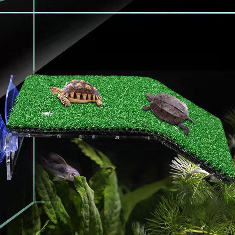 S/M/L Size Turtle Platform Float Decoration Terraces Grass Ramp Reptile Resting Moss Island Aquarium Accessories Habitat Decor