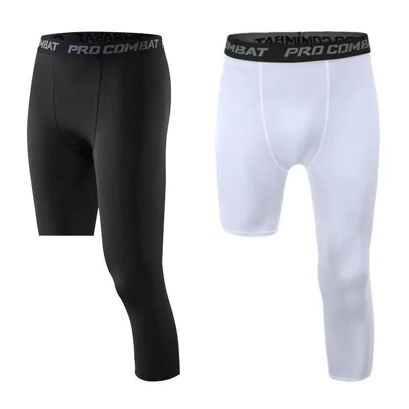 Men Elastic Compression Shorts Quick Dry Casual Basketball Shorts Man Gym Sport Tights Running Shorts Male Clothing Streetwear