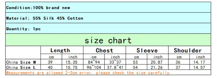 Women 55% Mulberry Silk 45% Cotton Shawl Wrap Hollow out Coat Top Cardigan Long Sleeve Blouse Shirt LY031