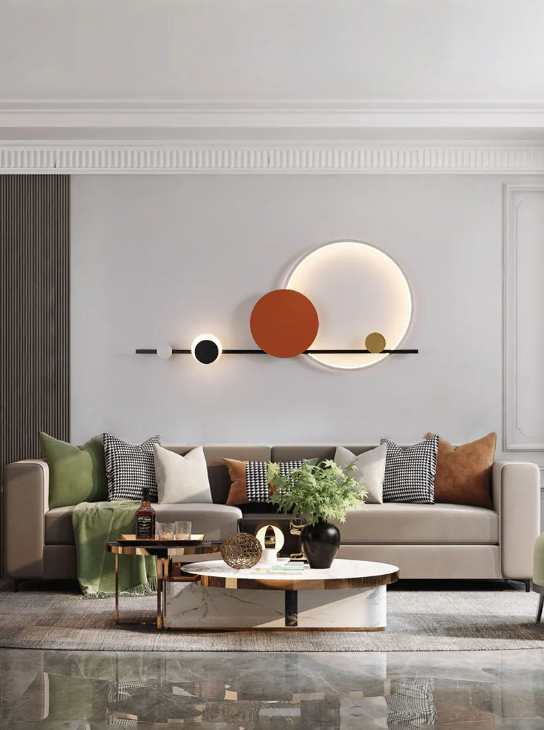 Creative LED Wall Lights Hotel Lobby Living Room Bedroom Wall Lamps Modern Simple Stairs Aisles  Home Indoor Lighting Decor Lamp
