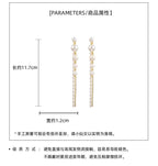 2022 Big Simulated Pearl Long Rhinestones Earrings Pearls Statement Clip on Earrings for Women Wedding Party Gift