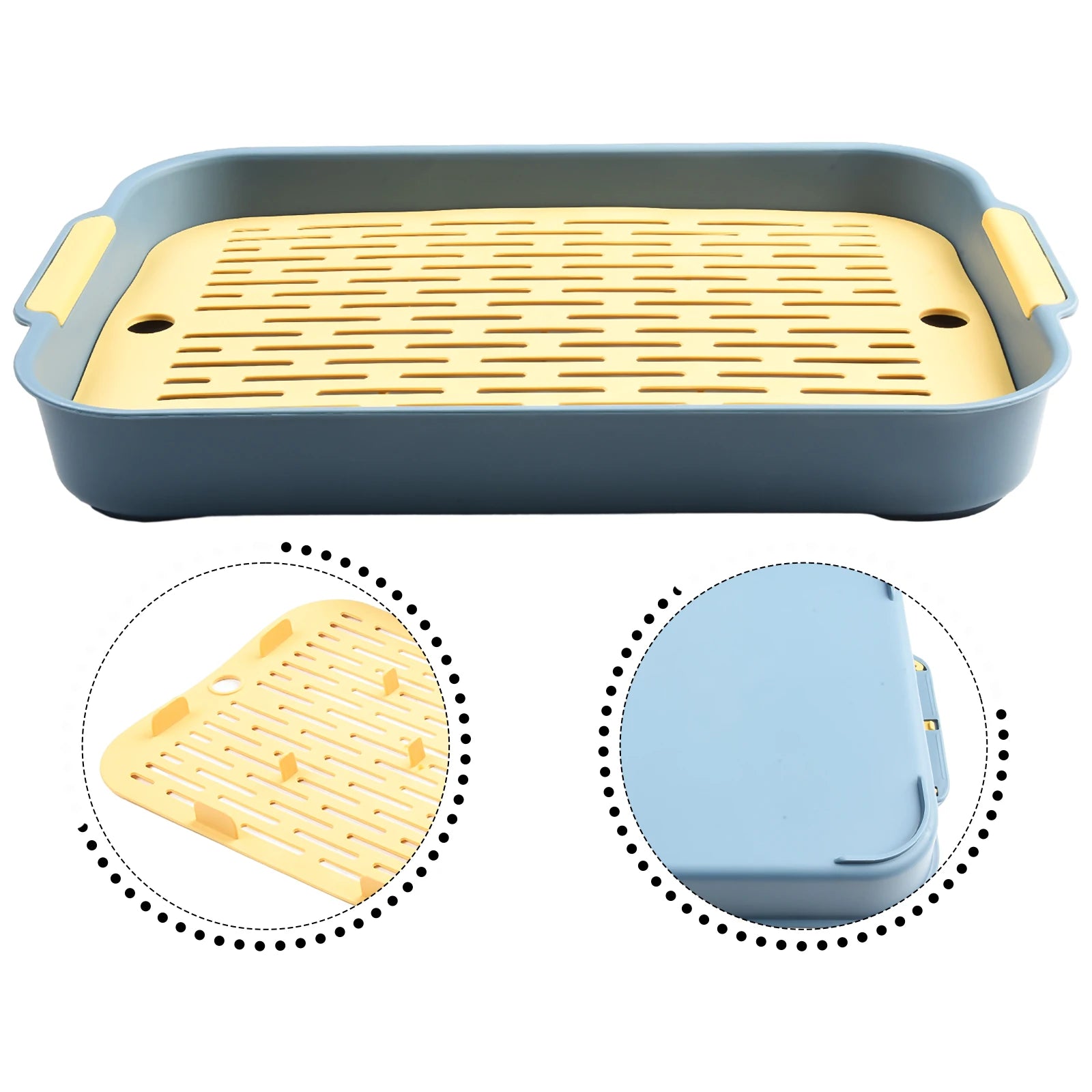 Medium Rabbit Litter Box Bunnies Corner Toilet Box For Ferret Hamster Dragon Cat Guinea Pig Dutch Pig Supplies