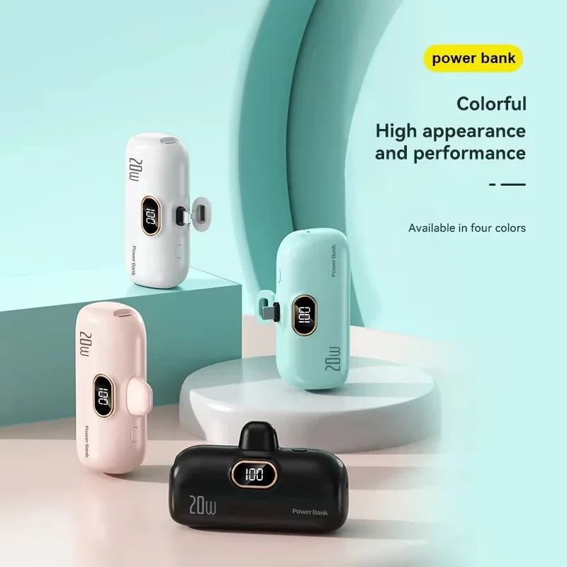 Oneplus  Mini Capsule 30000mAh Power Bank Portable Mobile Power Supply Emergency External Battery Fast Charger For iPhone Xiaomi