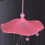 1PC New Lover Bird Dophin Valetines Gifts Plastic Dophin Wind Chime Bell Garden Living Decor Ornament Home Garden Decor