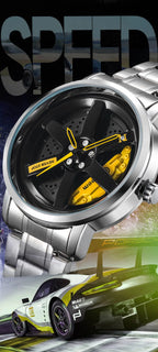UTHAI CQ324 Fashionable Men watch with wheel clamp design,rotating hollow quartz watch,cool clock gift watches for man