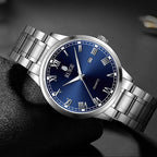 RUIGE Fashion Men's Watch Roman Scale Minimalist Men's Famous Watch Night Glow Waterproof Trendy Watch