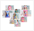 New Summer Anna Elsa Printing Cartoon Sleepwear Mermaid Girl Nightgowns Children Party Dresses Pajamas For Girls Dress
